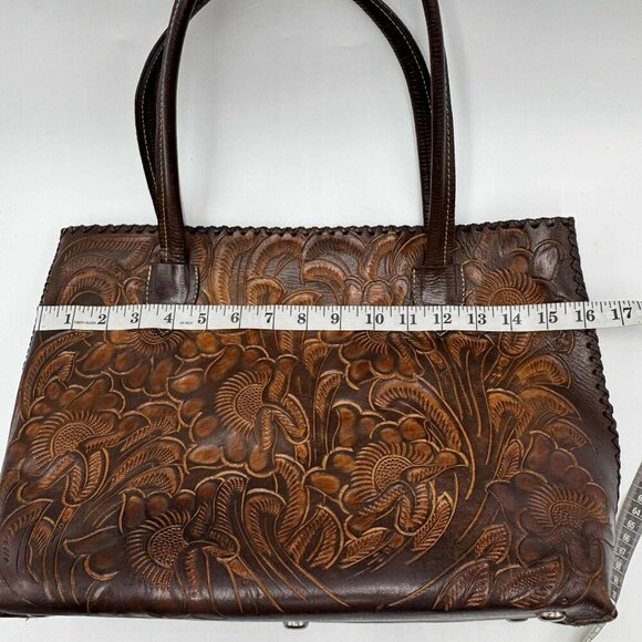 Leather Purse Artisan Brown - Picture 3 of 14